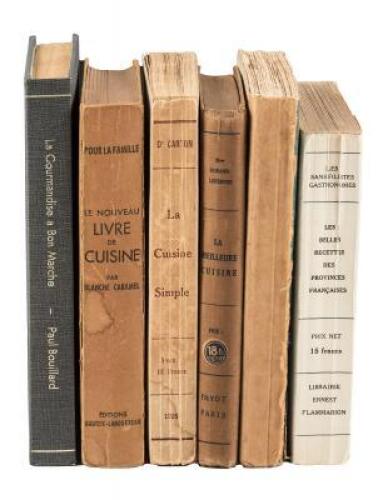 Six Early 20th Century French Cookbooks