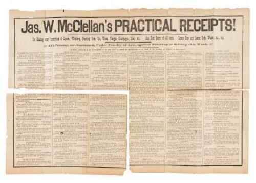 Jas. W. McClellan's Practical Receipts!