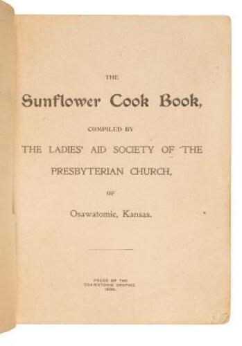 The Sunflower Cook Book