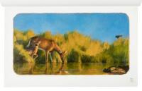 Original oil painting from Bambi: A Life in the Woods