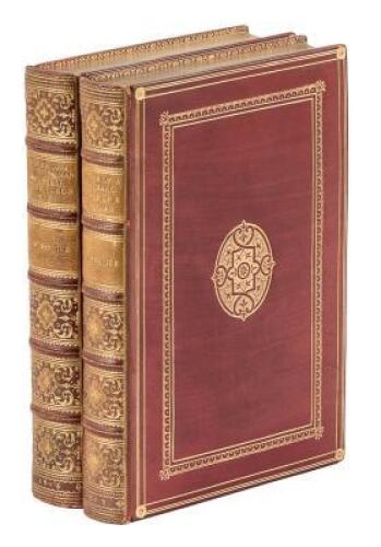 Four works by Robert W. Service finely bound in two volumes