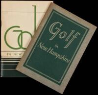 Golf Courses of New Hampshire - two editions
