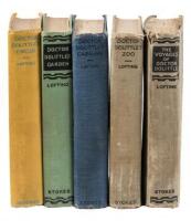 Five inscribed Doctor Doolittle titles, some with original drawings