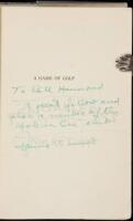 A Game of Golf: A Book of Reminiscence