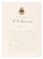 Letter signed by Pope Pius XI, to M. Ignacy Jan Paderewski, expressing thanks for a gift