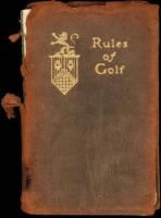 Rules of Golf - Deluxe edition for Mr. N.J. Sawlor of Edgewater Golf Club
