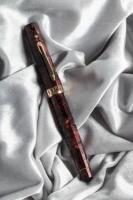 WAHL-EVERSHARP: Doric Gold Seal Fountain Pen, Garnet Red, No. 9 Adjustable Nib
