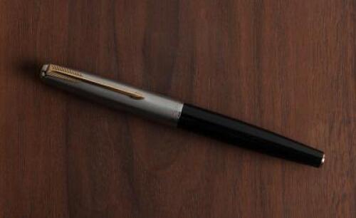 PARKER 61 Fountain Pen, Pre-Production Model, "61" Nib and Endpiece, Unique Cap