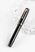 PARKER: Duofold Senior Fountain Pen, Black Permanite