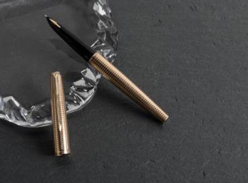 PARKER 61 "Consort" Fountain Pen, 12K Rolled Gold