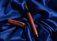 PARKER: Duofold Senior Fountain Pen, Red Permanite