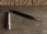 PARKER 61 First Edition Fountain Pen, Lustraloy Cap, Demonstrator Section