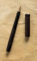 MONTBLANC: No. 2 Black Hard Rubber Safety Fountain Pen