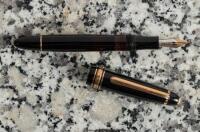 MONTBLANC: No. 142 Masterpiece Black Resin Fountain Pen