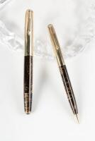 PARKER: Vacumatic Imperial 14K Gold-Filled Fountain Pen and Propelling Pencil