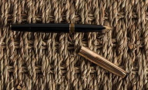 MONTBLANC: No. 72 Meisterstück Fountain Pen, Rolled Gold Cap