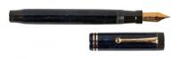 PARKER: Duofold Senior Fountain Pen, Dark Lapis Blue, Great Color and Imprint