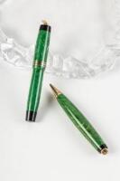 PARKER: Duofold Vest Pocket Fountain Pen and Propelling Pencil, Green