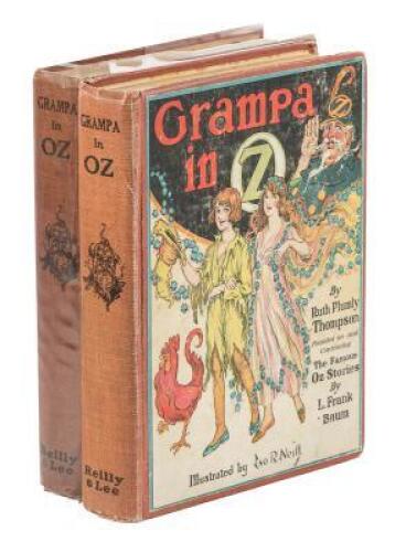 Grampa in Oz, two copies of the First Edition