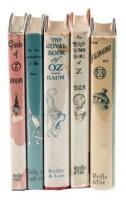 Five Oz books with original dust jackets