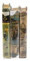 Three movie tie-in versions of The Wizard of Oz