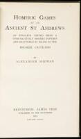 Homeric Games at an Ancient St. Andrews: An Epyllium Edited from a Comparatively Modern Papyrus and Shattered by Means of the Higher Criticism