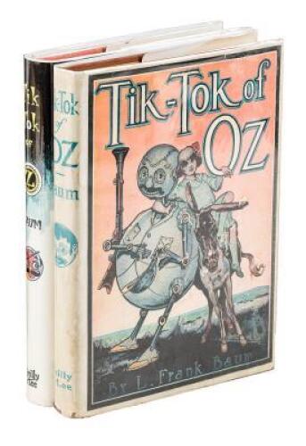 Two later editions of Tik-Tok of Oz with dust jackets