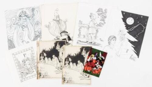An assortment of illustrated Oziana