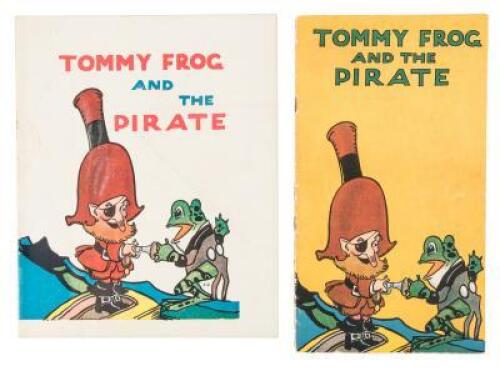 Tommy Frog and the Pirate - two editions