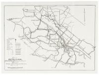 Map of Petaluma, Sonoma County, Calif., and vicinity Showing Rural Free Delivery Routes Nos. 1--5