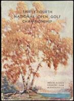 Official Souvenir Book [of the] Thirty-Fourth National Open Championship, United States Golf Association, Interlachen Country Club, Minneapolis, July 10, 11 and 12, 1930