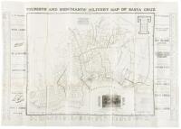 Tourists' and merchants' delivery map of Santa Cruz: Santa Cruz city and suburban map