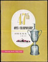 USGA 47th Open [Golf] Championship, June 12, 13, 14, 1947. St. Louis Country Club. Souvenir Book