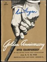 Official Souvenir Book and Program of the Golden Anniversary Open Championship of the United States Golf Association, June 8, 9, 10, 1950, Merion Golf Club, East Course, Ardmore, PA