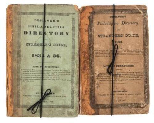 Desilver's Philadelphia Directory and Strangers' Guide 1830 [and] 1835 & 36