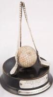 Hole in one golf trophy