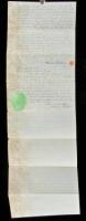 Manuscript settlement document and mortgage agreement between Josiah Belden and James Reed
