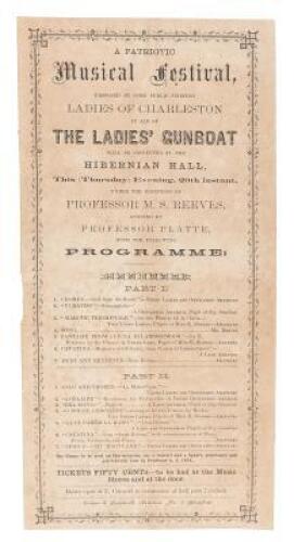 Charleston Ladies' Gunboat broadside