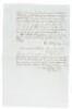 Deed of Manumission of slave Peter Harris, Document Signed.