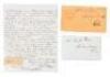 1856 Yuba California three page letter with paper strip that once carried gold