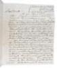 1856 Yuba California three page letter with paper strip that once carried gold - 2