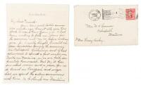 Handwritten letter dated Tuesday, April 24, 1906, Palo Alto, CA