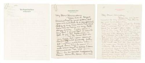 Three letters from Daniel Beard, illustrator and youth leader, to William T. Hornaday, naturalist and zoologist