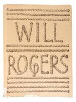 Will Rogers Illustrated by Paul E. Corrubia