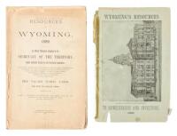 Resources of Wyoming, 1889; An official publication compiled by the Secretary of the Territory, under authority granted by the Territorial Legislature... The vacant Public Lands and how to obtain them...