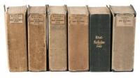 Gothaischer Genealogischer Hofkalender [Hof-Kalendar] nebst diplomatisch-statistischem Jahrbuche 1852 (x2), 1854, 1861, 1862, 1864