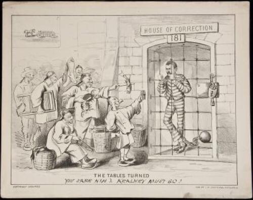 San Francisco historical lithograph, &ldquo;Kealney Must Go&rdquo;
