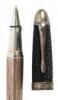 KRONE: Black Stingray, Sterling Silver and Diamonds Limited Edition Rollerball Pen - 3