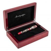 MONTEGRAPPA: Eternal Bird Sterling Silver Limited Edition Fountain Pen