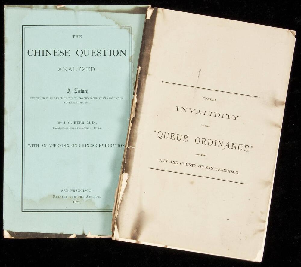 Two pamphlets on the Chinese in California